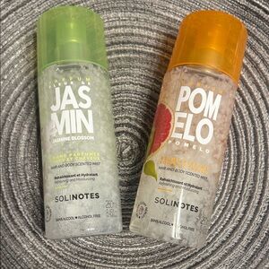 5/$25 Solinotes Jasmin and Pomelo Scented Mist Duo NWOT